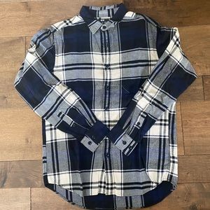 Blue-stripped Warm Flannel